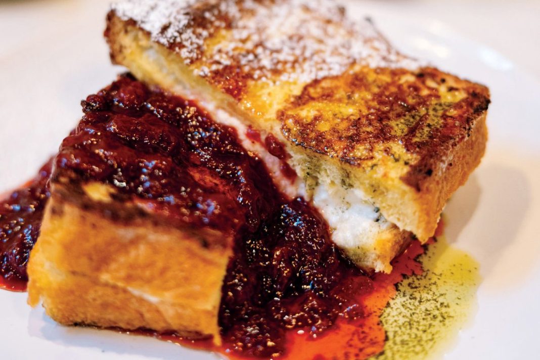 French toast at brunch