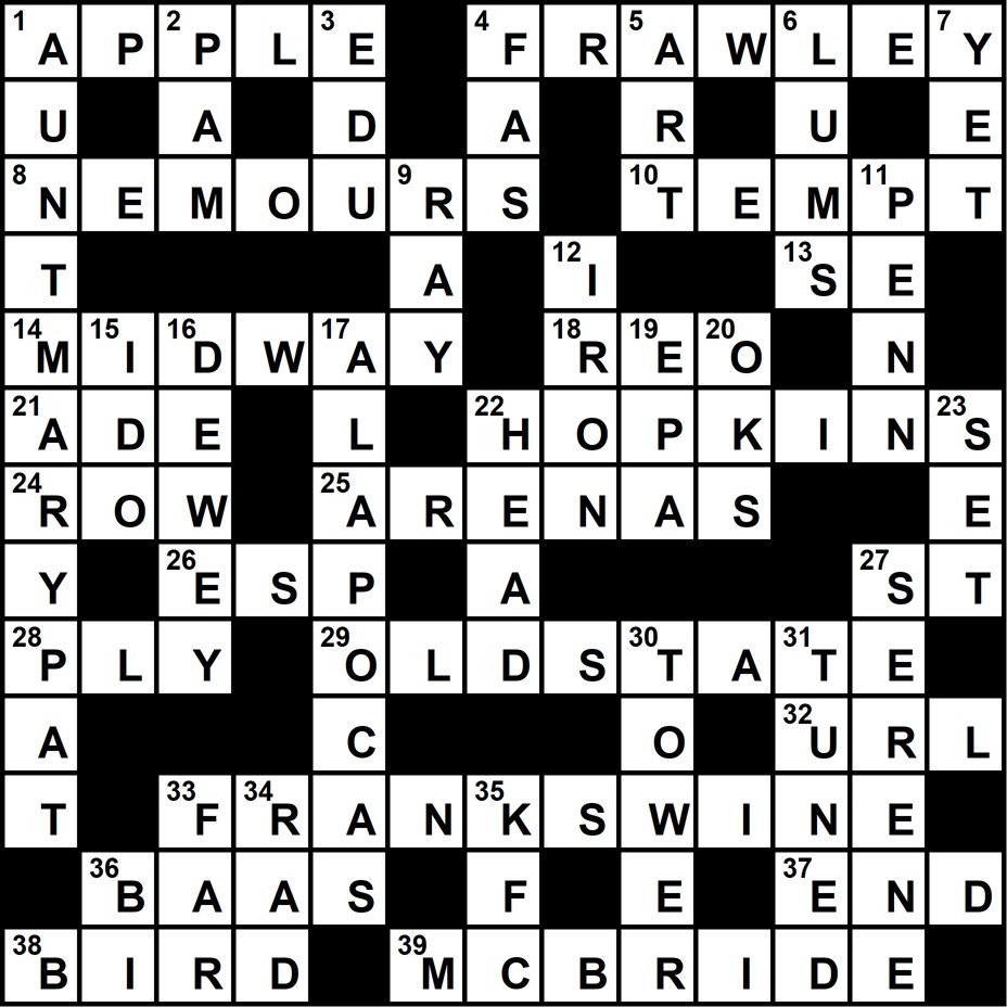 July crossword